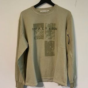 Alyx Studios Printed Crewneck - Ghost Green